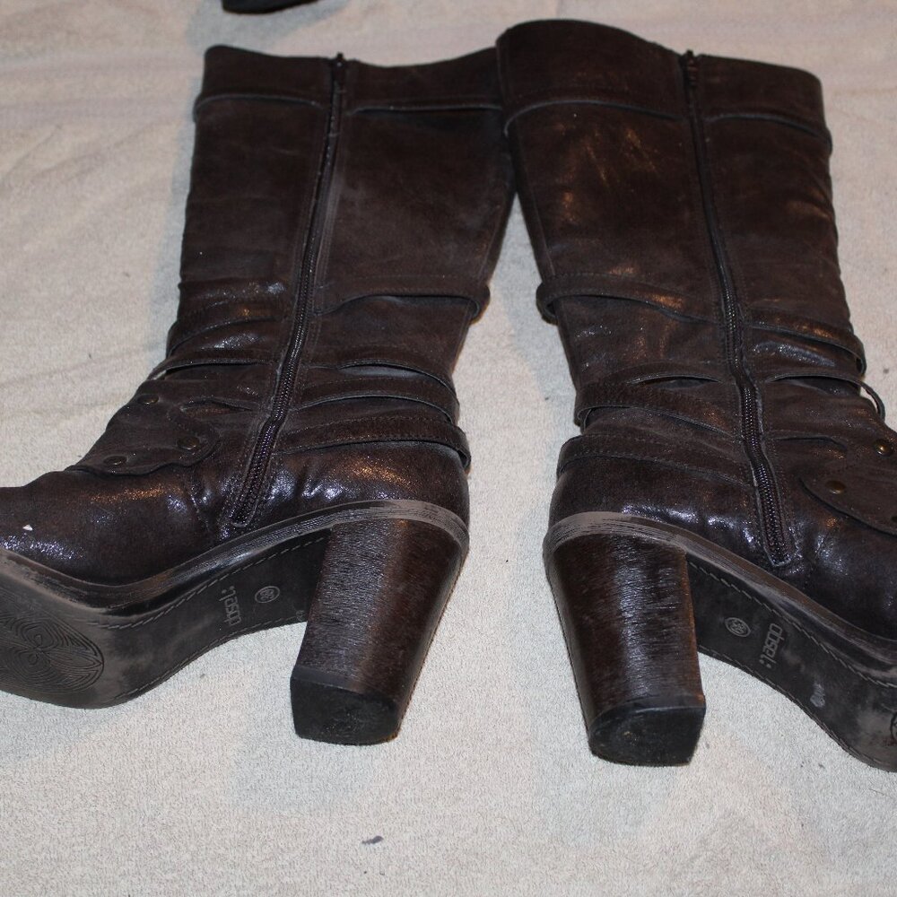 Womens Obsel Boot Brown Size 8